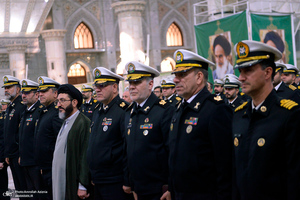 تجدید میثاق فرمانده و پرسنل نیروی دریایی ارتش جمهوری اسلامی ایران با آرمان‌های امام خمینی(س)