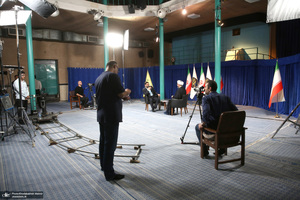 گفتگو با رئیس موسسه تنظیم و نشر آثار امام خمینی (س)  در حسینیه جماران