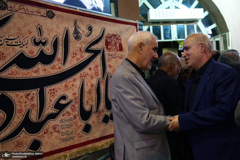مراسم عزاداری هیئت جامعه اسلامی ورزشکاران در حسینیه جماران
