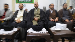 عمامه گذاری طلاب توسط مراجع عظام تقلید در روز میلاد امام علی (ع)‎