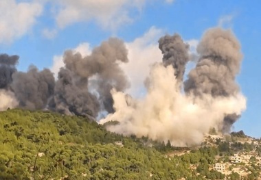 حمله هوایی اسرائیل به جنوب لبنان در چند نوبت + فیلم 