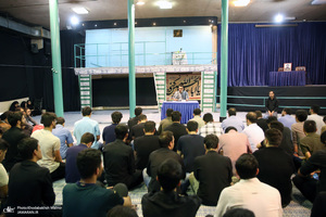 مراسم عزاداری دانشجویان دانشگاه علوم پزشکی تهران به مناسبت شهادت حضرت رقیه در حسینیه جماران