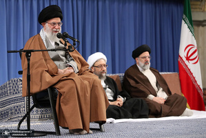 دیدار مسئولان نظام و سفرای کشورهای اسلامی با رهبر معظم انقلاب