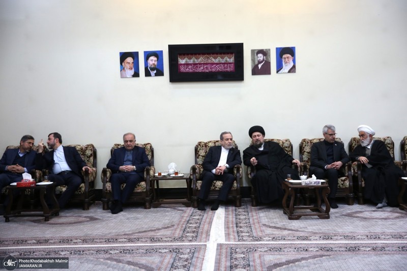 مراسم تجدیدمیثاق وزیر و معاونان وزارت امور خارجه با آرمان‌های امام خمینی