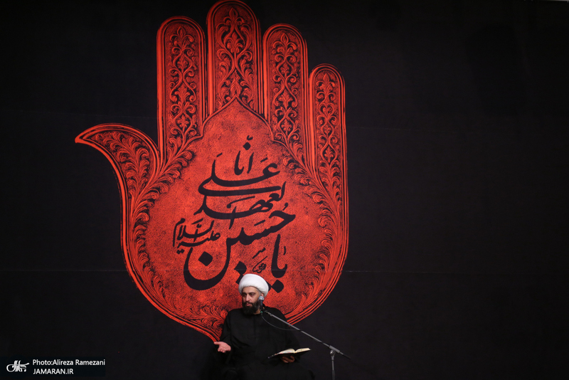 مزاسم شب تاسوعای حسینی (ع) در امام زاده صالح (ع)