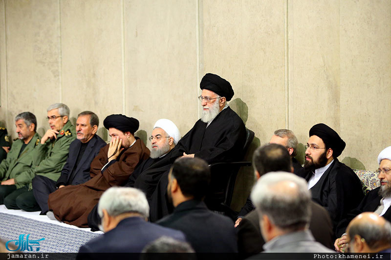 مراسم ترحیم آیت الله هاشمی رفسنجانی در حسینیه امام خمینی(ره) 