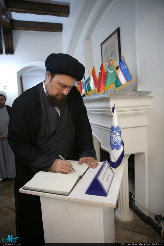 بازدید سید حسن خمینی از موسسه فرهنگی اکو/ 