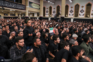آخرین شب مراسم عزاداری محرم در حسینیه امام خمینی