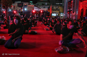 عزاداری شب اول محرم در امام زاده صالح و مسجد ارک تهران 