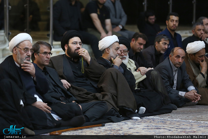 مراسم عزاداری شب تاسوعای حسینی در حرم مطهر امام خمینی (س)