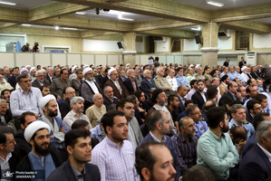 دیدار مسئولان نظام و سفرای کشورهای اسلامی با رهبر معظم انقلاب