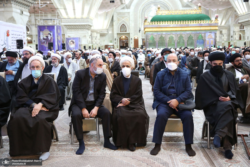 مراسم دوازدهمین سالگرد رحلت همسر گرامی امام و بیست و هفتمین سالگرد ارتحال سید احمد خمینی (ره)