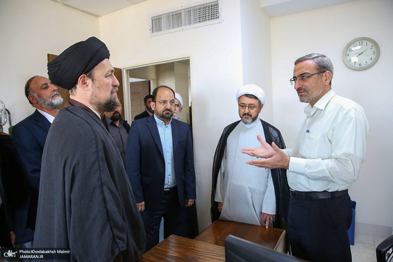 بازدید سید حسن خمینی از موسسه تنظیم و نشر آثار امام خمینی (س)