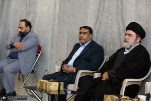 مراسم سالگرد مادر حجت الاسلام و المسلمین ساعدی در حرم امام خمینی‎ (س)