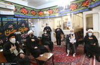 مراسم عزای روز عاشورا در بیت آیت الله العظمی فاضل لنکرانی(ره)