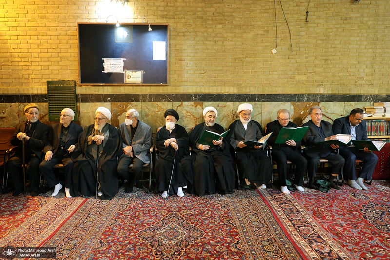 مراسم ترحیم مرحوم آیت الله نورالله شاه آبادی (ره) در تهران