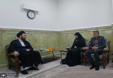 دیدار مشاور رئیس‌جمهور با سید علی خمینی در قم