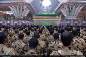 تجدید میثاق ورزشکاران و قهرمانان ارتش با آرمان های امام خمینی(س)