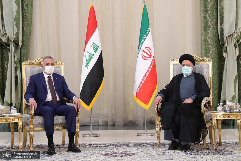 دیدار رئیسی و نخست وزیر عراق
