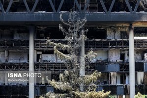 تصاویری از ساختمان شیشه‌ای سازمان صدا و سیما پس از تجاوز وحشیانه رژیم صهیونیستی