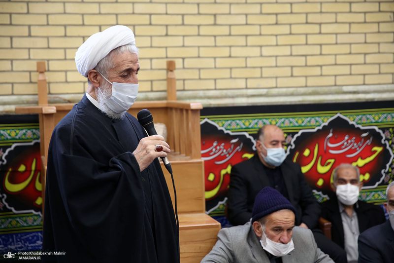 مراسم تشییع پیکر آیت الله ری شهری (ره) از حسینیه کوثر (س)