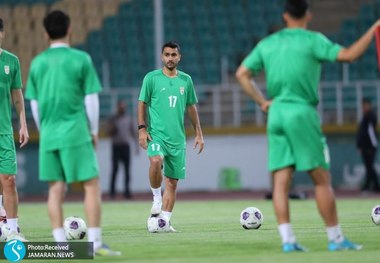 گزارش تصویری از آخرین تمرین تیم ملی فوتبال قبل از بازی با کره شمالی