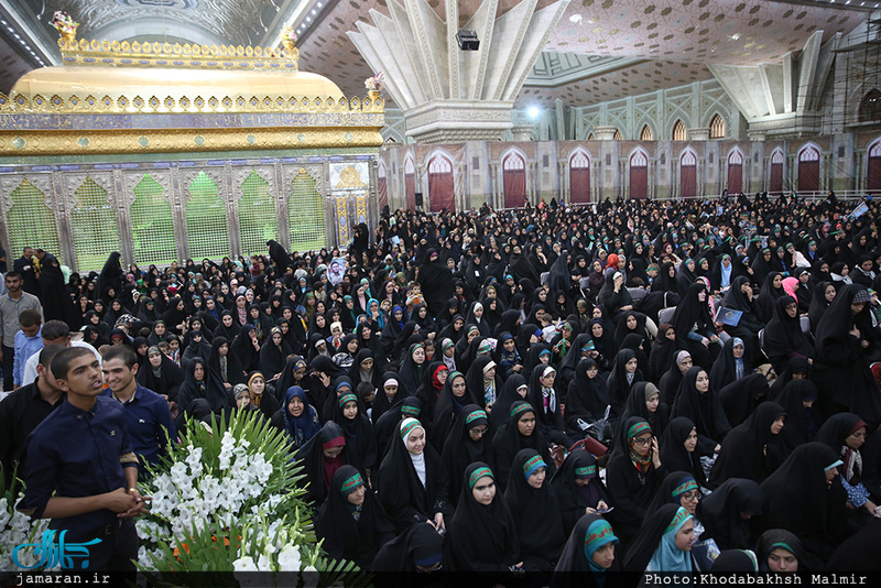 مراسم اختتامیه طرح قرآنی بشارت 1451 در حرم مطهر امام خمینی(س)-1