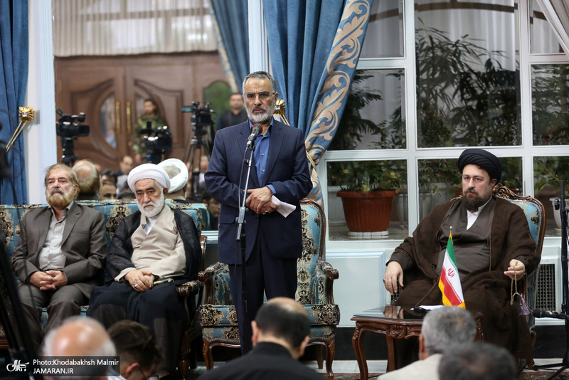 دیدار اعضای ستاد مرکزی بزرگداشت حضرت امام خمینی(س) با سید حسن خمینی