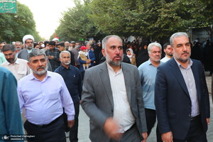 تشییع پیکر‌های ۸ شهید دلاور هوافضای سپاه و پدافند ارتش در قم