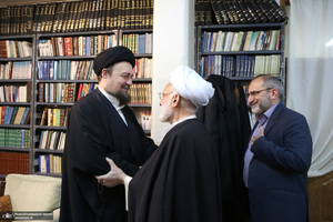 دیدار دست اندرکاران هفته فرهنگی بر استان آفتاب با سید حسن خمینی