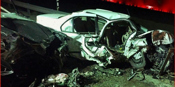 5 کشته و مجروح در تصادف محور کرمان