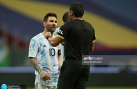 کوپا آمه ریکا ۲۰۲۱ - تیم فوتبال آرژانتین و تیم فوتبال پاراگوئه لیونل مسی