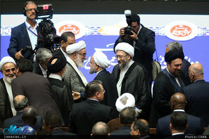 حضور سید حسن خمینی در مراسم تحلیف رئیس جمهور روحانی