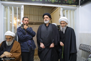 عزاداری شهادت حضرت فاطمه (س) در بیت آیت الله دوستی زنجانی‎