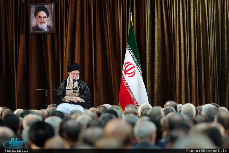 دیدار وزیر امور خارجه، سفیران و مسئولان نمایندگی‌های ایران در خارج از کشور با رهبر انقلاب