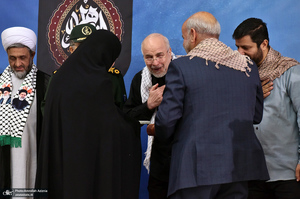 گردهمایی دانشجویان و طلاب بسیجی در حرم مطهر امام خمینی (س)