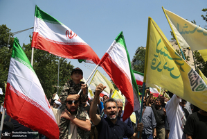 مراسم راهپیمایی اعتراضی به وقایع اخیر شهادت فرمانده هان و دانشمندان هسته ای