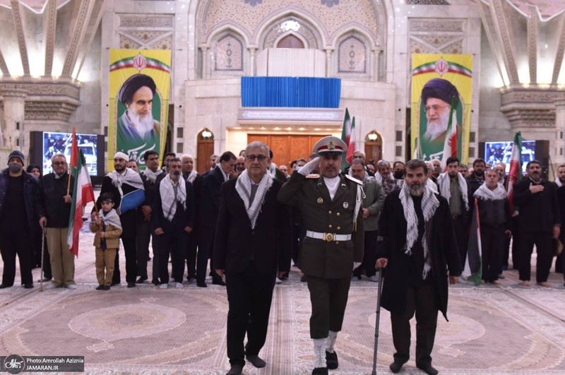 تجدید میثاق خانه ایثارگران با آرمان های امام خمینی (س)