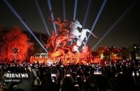 آیین رونمایی از بزرگترین مجسمه اقتباسی ایران (10)