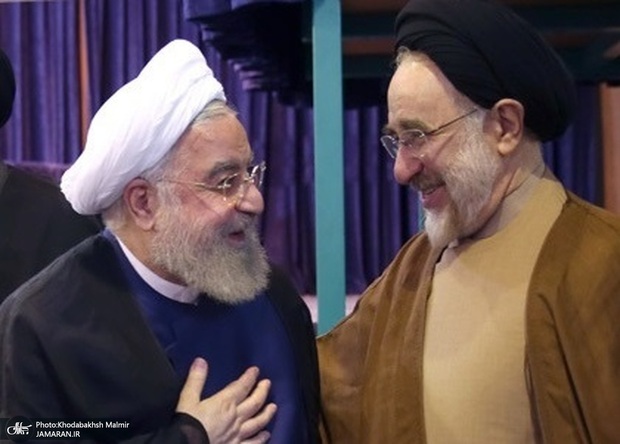 حسن روحانی با سید محمد خاتمی تماس گرفت