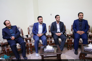 دیدار جمعی از مردم استان مازندران و دانشجویان زنجان با سید حسن خمینی