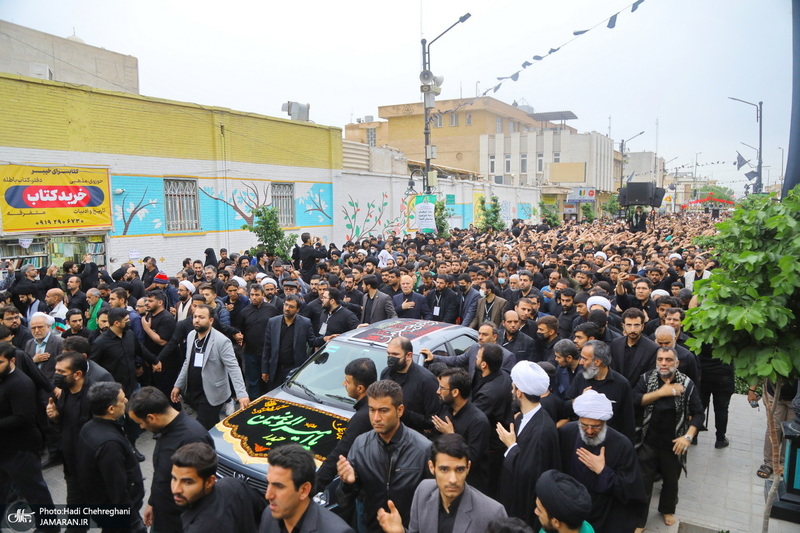 دسته عزاداری شهادت حضرت علی (ع) با حضور آیت‌الله العظمی وحید خراسانی