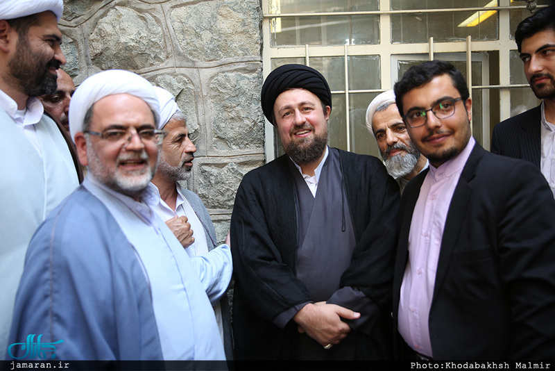 دیدار جمعی از روحانیون  با سید حسن خمینی 