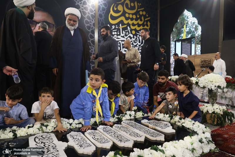 مراسم اولین سالگرد شهادت سید هاشم صفی الدین در دیر قانون لبنان