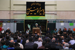 مراسم احیای شب بیست و یکم ماه مبارک رمضان در محضر استاد امجد