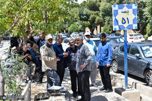 مراسم تشییع و خاکسپاری حاج محسن امین‌زاده