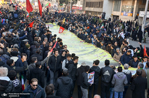  حضور میلیون ها تهرانی در تشییع پیکر مطهر سردار قاسم سلیمانی - 9 