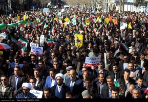 تجمع و راهپیمایی مردمی در اعتراض به آشوب های اخیر در استان