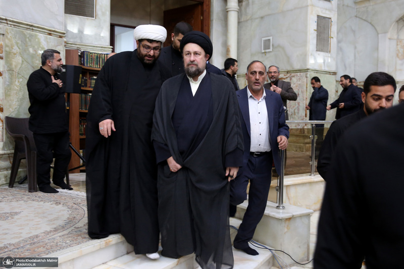 مراسم عزاداری شب شهادت حضرت زهرا(س) در حرم امام خمینی(ره) برگزار شد