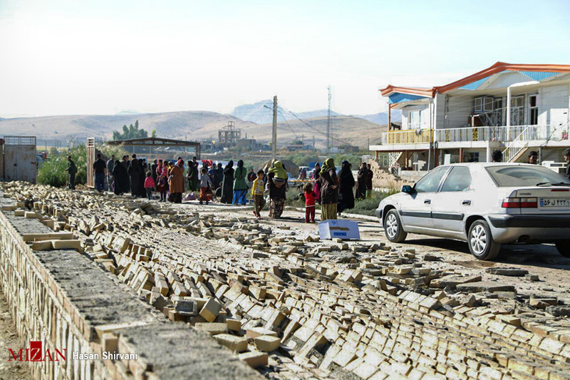 خسارات زلزله در روستاهای سرپل ذهاب